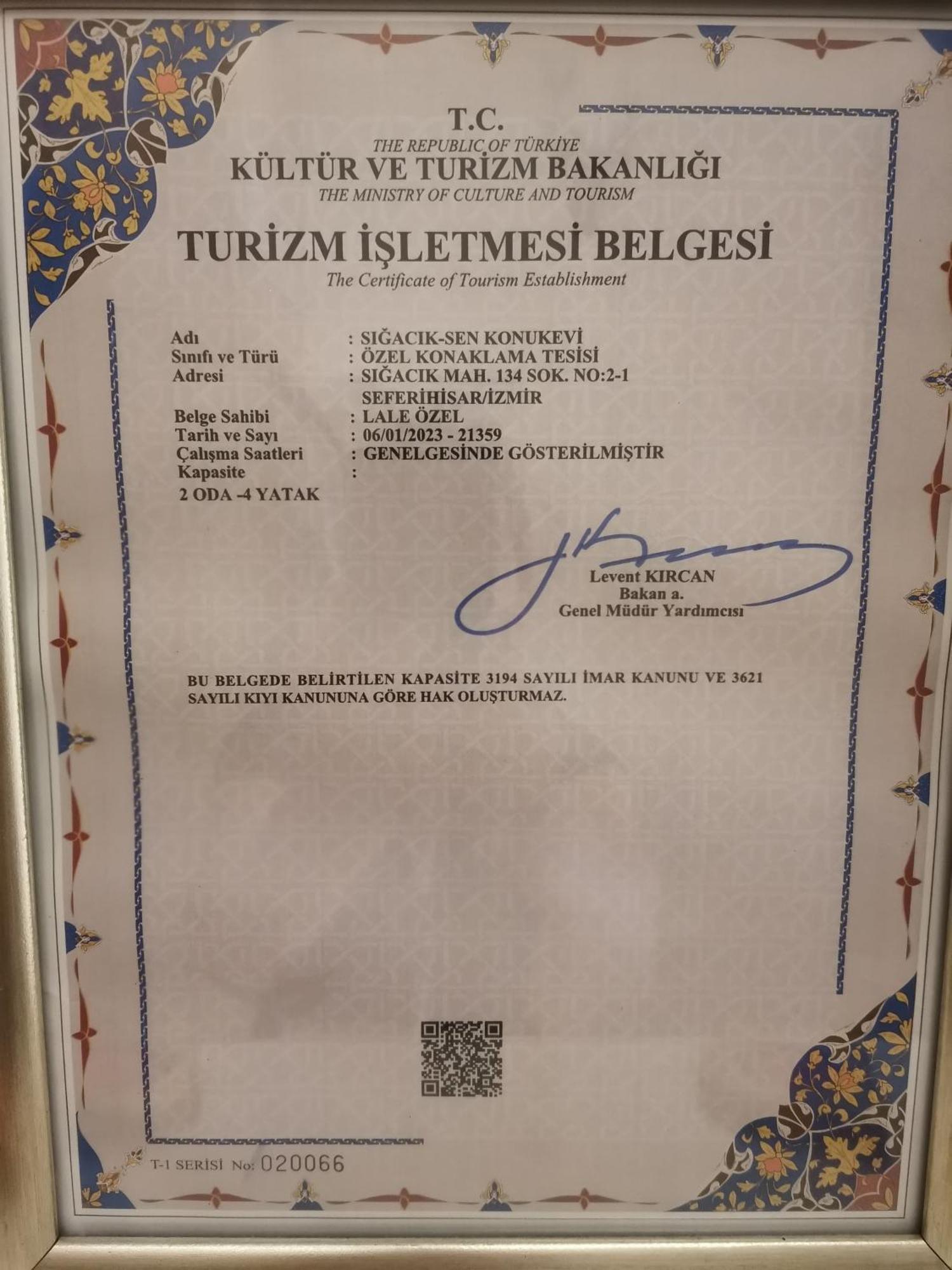 Sigacik Sen Konuk Evi Seferihisar Esterno foto